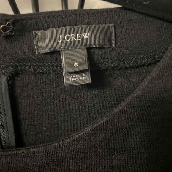 J. Crew Black Short Sleeve Sheath Dress - Picture 3 of 4